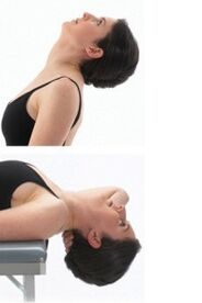 Gimnastik untuk leher untuk osteochondrosis